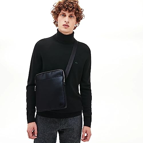 Black Lacoste Gael Shoulder Bag for Men