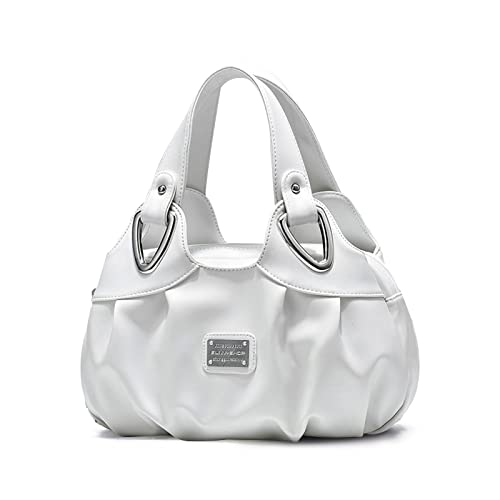 NICOLE & DORIS Damen Handtasche, Schultertasche, modisch, Design, Blumenmotiv