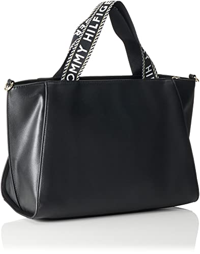 Tommy Hilfiger Women's Black Tote Shoulder Bag