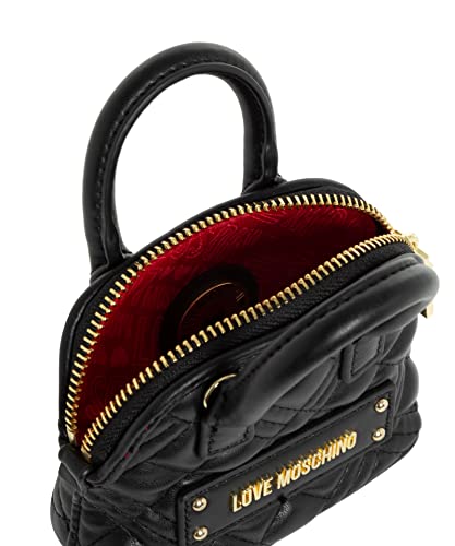 Love Moschino mini black designer handbag for women