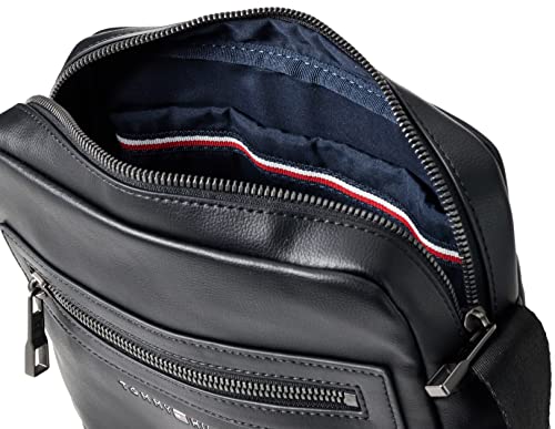 Tommy Hilfiger Men's Small Black Corporate Shoulder Bag