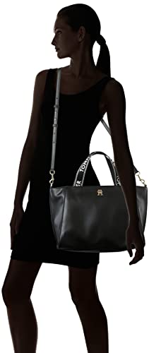 Tommy Hilfiger Women's Black Tote Shoulder Bag