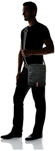 Tommy Hilfiger Men's Small Black Corporate Shoulder Bag