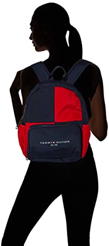 Tommy Hilfiger Kid's TH Backpack, Deep Crimson