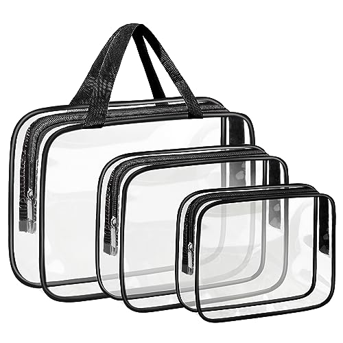 Funnasting Clear PVC 3-in-1 Designer Toiletry Bag
