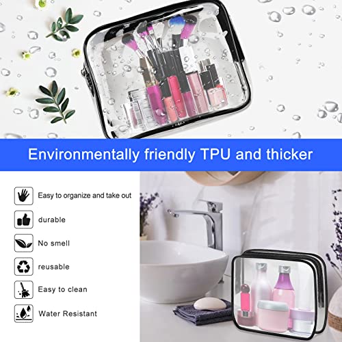 Funnasting Clear PVC 3-in-1 Designer Toiletry Bag