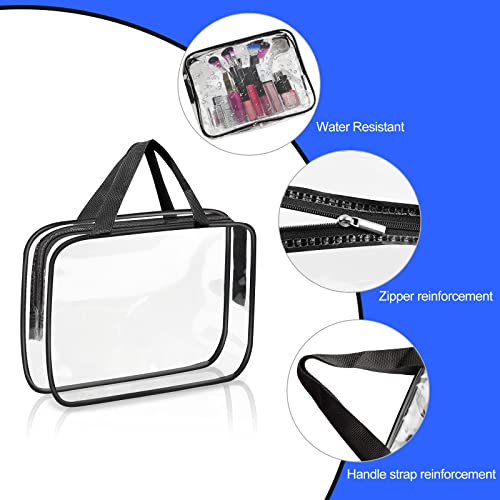 Funnasting Clear PVC 3-in-1 Designer Toiletry Bag