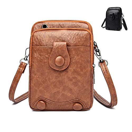YIWEIYA Zipper Cross Body Phone Bag - Designer Handbag