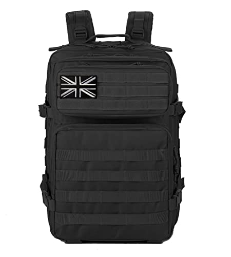QT&QY 45L Tactical Backpack - Camouflage Designer Handbag