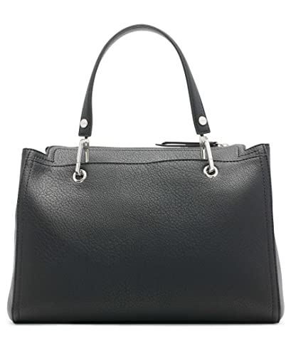 Calvin Klein Black/Silver Reyna Novelty Satchel