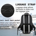 Marcello Laptop Backpack: USB Charging, Anti-Theft, Water Resistant