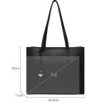 MORGLOVE Large Soft Leather Tote Bag for Women