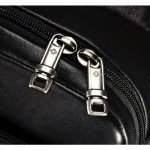 Samsonite Colombian Leather Black Flapover Briefcase - 50789