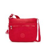 Kipling Women's Arto Designer Handbag in Red Rouge