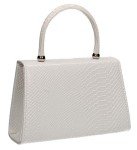 SwankySwans Women's White Satchel Clutch Bag