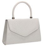 SwankySwans Women's White Satchel Clutch Bag
