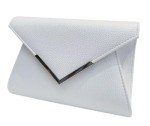 LeahWard White Clutch for Wedding and Prom Night