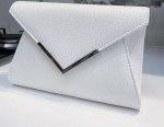 LeahWard White Clutch for Wedding and Prom Night