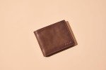 Fossil Brown Men's Derrick Bifold Designer Handbag