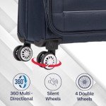 DK Luggage Starlite Large 28" Spinner Suitcase Navy