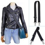 Kolti Striped Crossbody Handbag Strap, Wide Adjustable Buckle