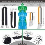 Kolti Striped Crossbody Handbag Strap, Wide Adjustable Buckle