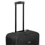 Slazenger Black Trolley Suitcase: 26in/64cm