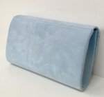 LeahWard Suede Clutch Bag Wedding Handbags Serenity