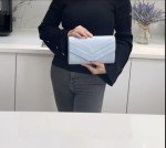 LeahWard Suede Clutch Bag Wedding Handbags Serenity