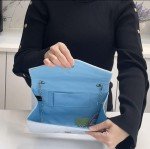 LeahWard Suede Clutch Bag Wedding Handbags Serenity