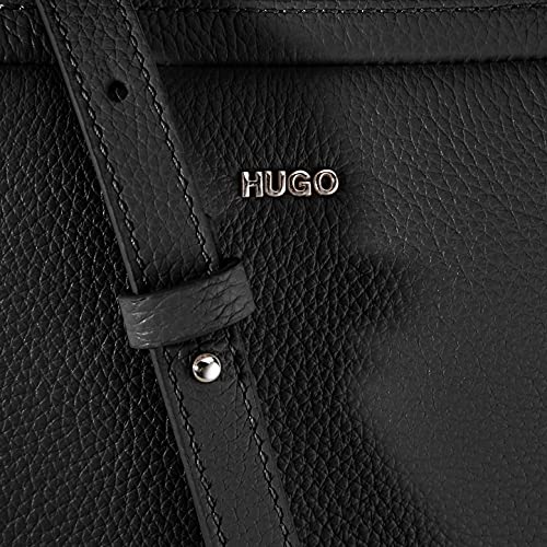 HUGO Women's Lexi Crossbody Shoulder Bag, Black 1, 19.5x6x6 Zentimeter