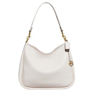 COACH Soft Leather Cary Shoulder Bag, Chalk Color