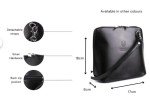 LeahWard® White Leather Cross Body Shoulder Bag