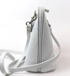 LeahWard® White Leather Cross Body Shoulder Bag