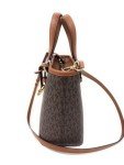 Brown Michael Kors Jet Set Convertible Logo Tote