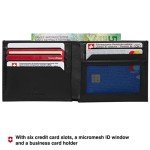 Victorinox Swiss Army Black Alox Bi-Fold Wallet