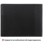Victorinox Swiss Army Black Alox Bi-Fold Wallet