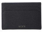 TUMI Black Texture Money Clip Card Case, Rfid