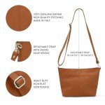 Italian Leather Black Shoulder Bag for Women