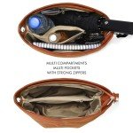 Italian Leather Black Shoulder Bag for Women