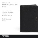 TUMI Nassau Black Texture Rfid Wallet, One Size
