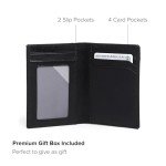 TUMI Nassau Black Texture Rfid Wallet, One Size