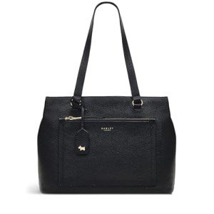 RADLEY London Sunny Dene Black Leather Shoulder Handbag