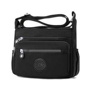 LassZone Women's Casual Crossbody Bag - Waterproof Nylon