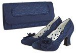 Ruby Shoo Tirana 50216 Designer Navy Clutch Handbag