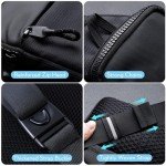 Qianyou Lightweight Waterproof Sling Shoulder Bag with Mesh