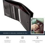 Black Rocca Luxury Men's Leather Wallet by Maxwell Scott