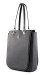 Tommy Hilfiger Women's TH Emblem Work Tote, Black