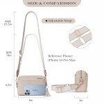 Roulens Vegan Leather Crossbody with Triple Zip Compartments