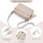 Roulens Vegan Leather Crossbody with Triple Zip Compartments